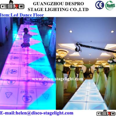 China Efectúe la iluminación del entretenimiento KTV de Dance Floor del disco dmx512/de luces de la boda en venta