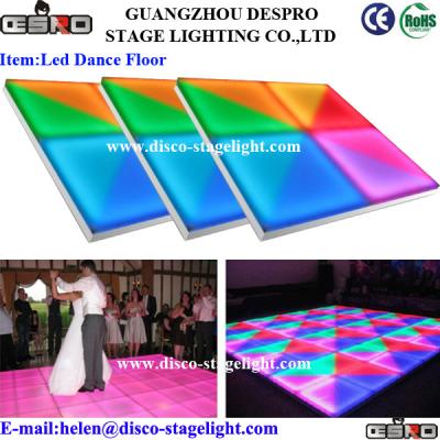 China Etapa de destello Effetc Dance Floor que se casa rosa claro de DJ LED que enciende 220V 50Hz en venta