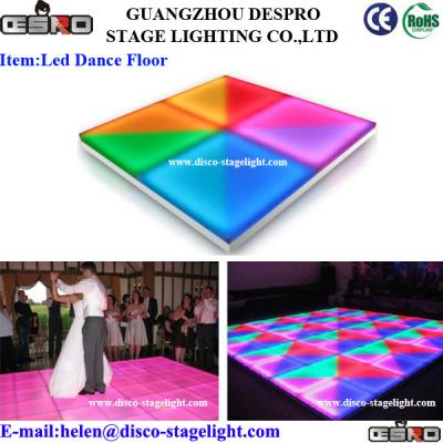 China Bar Disco RGB LED Dance Floor Lights Event Decoration DMX Stage Light for sale