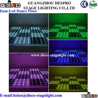 China Light Up Dance Floor Wedding Decorating Interactive Dance Floor for sale