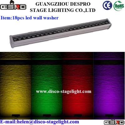 China Colorful DMX 512 LED Wall Washer Lights Church Stage Strip Bar Light Energy Saving for sale