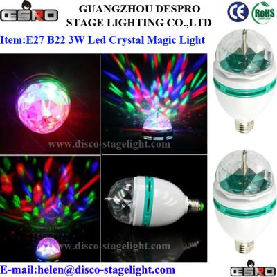 China LED 3W full color lamp led disco/led party lights home party disco lighting for sale