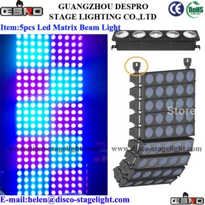 China Warm White LED Matrix Light Nightclub Dimmable DMX Stage Beam Light for sale