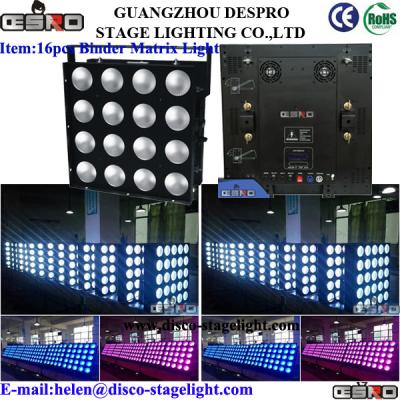 China Television Studio 4X4 LED Matrix light Color Changing Party Strobe Light for sale