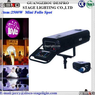 China Event 1200W 2500W Power Follow Spot Stage light  Equipment for sale