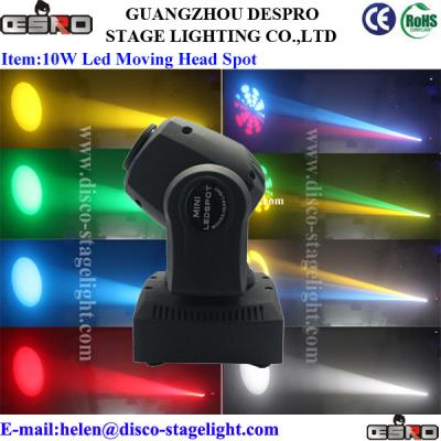 China punto principal móvil AC90 - luz 4/12channels de 10W LED del modelo del gobo 245V en venta