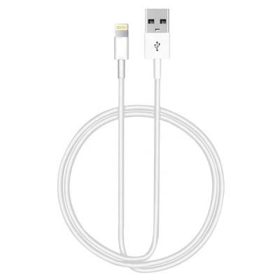 China 100% Original C48 Chip Fast Delivery MFI Certified White Strip USB Lightning Cable MFI Charger Cable For iPhone Mobile Phone for sale