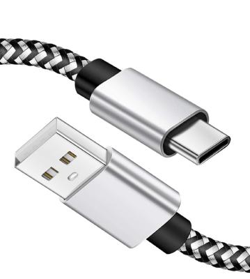 China Etc.electronic Mobile Phone Product For Type-C USB Cable Android Charging Durable Braided USB A To Usb C Data Transfer Cable for sale