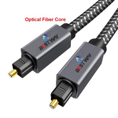 China Home Theater Gold Supplier Custom Length Digital Optical Audio Cable For Home Theater Sound Bar for sale