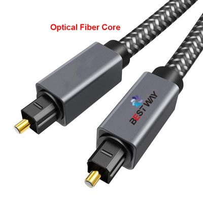 China Good Quality Gold Plated Home Theater Fiber Toslink Cable 1M 2M 5M Digital Audio Optical for sale