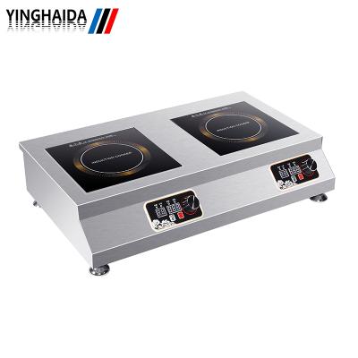 China Double Burner Hotel Electric Induction Hob Stove Commercial Induction Cooker Burner Control for sale