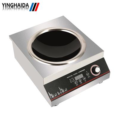 China Top Selling Large Household Electric Induction Wok Cooking Concave Electric Induction Cooker for sale