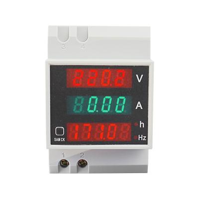 China D52-2059 AC80-300V 250-450V Rail AC Voltage Frequency Timer Meter Voltmeter Current Ammeter With CT D52-2059 for sale