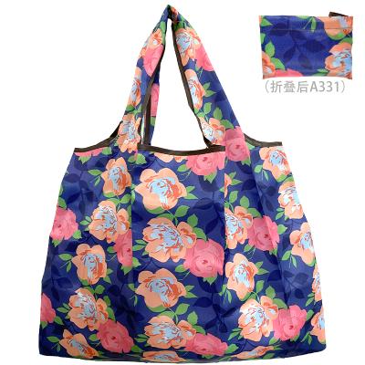 China OEM Eco - Friendly Foldable Shopping Bag Reusable Shopping Bags Polyester Shopping Bags for sale