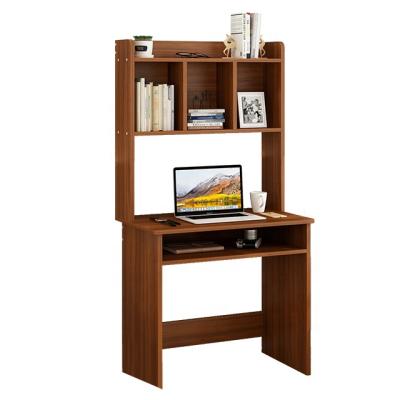 China Modern Economy Modern Home Office Computer Combination Bookcase Computer Table Wooden Design For Student for sale