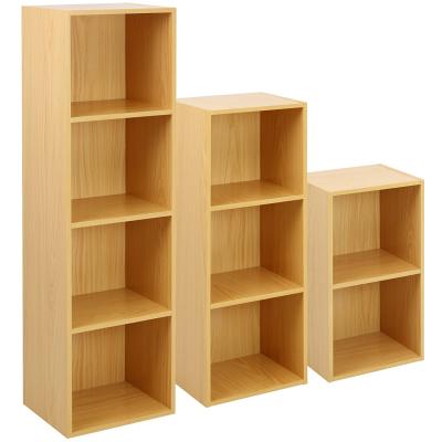 China Eco - Friendly Living Room Furniture Wooden MDF Bookcase For Storage for sale