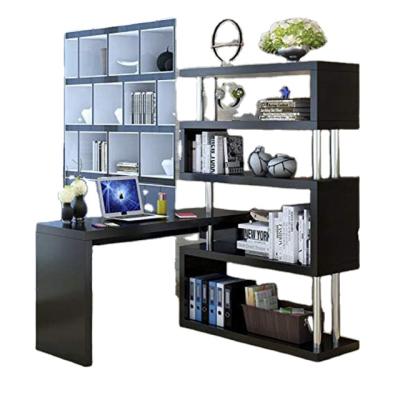 China Mordern White Wall Mounted Computer Desk With Storage Lattice Computer Desk for sale