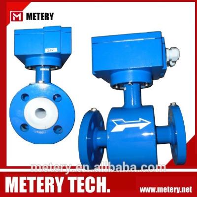 China Battery Remote Output GSM Electromagnetic Flow Meter for sale