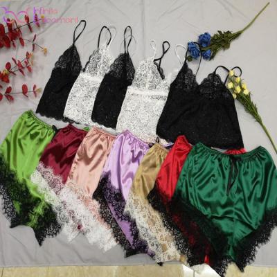 China Factory direct sales of Spandex/cotton fashion sexy lace real silk women's underwear sets for woman for sale