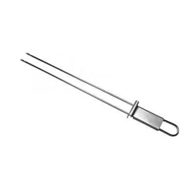 China Easily Cleaned Stainless Steel Barbecue Skewers With Slider for sale