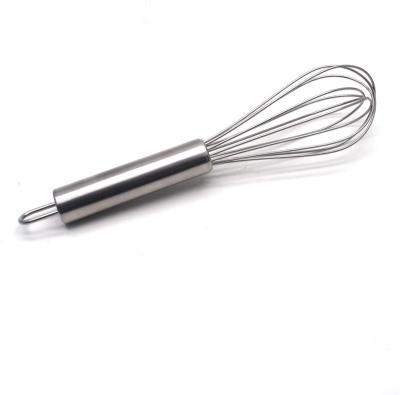 China Viable Stainless Steel Wire Egg Beaters For Cooking 8inch Wisk For Mixing for sale