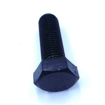 China Q235 35K 45# 10B21 35Crmo 40Cr factory direct sales hot bolts m6-m42 DIN933 DIN931 bolts high quality for sale