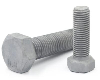 China Stainless Steel Grade 8.8 Hexagon External Bolt Bolt Hot Dipped Galvanized High Strength Screw for sale