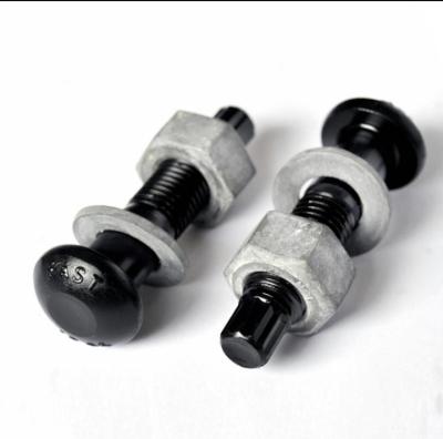 China Structural Steel ASTM A325 ASME B18.2.6 Teel Structure Bolt DIN7968 Hexagon Head Fitted Bolts For Steel Structures for sale