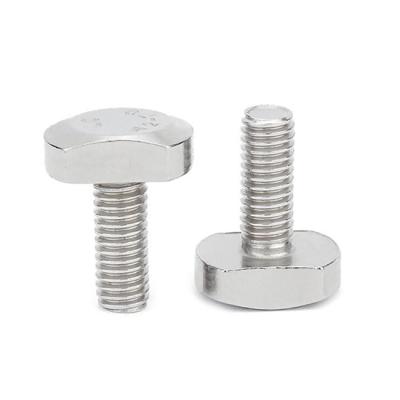 China Stainless Steel Carbon Steel Galvanized T-Spline Pressure Plate Screw A2 A4 High Strength Stainless Steel T-Bolt 4.8/8.8/10.9/12.9 for sale