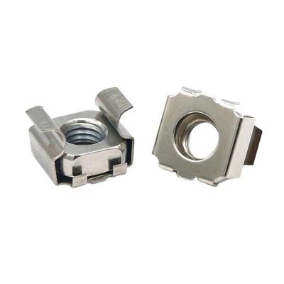 China Heavy Industry Stainless Steel Rectangular Clip Nut Carbon Steel Square Flange Nut Clip Nut for sale