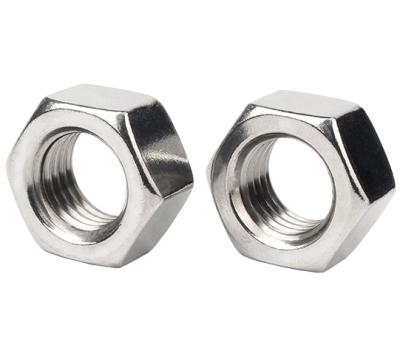 China Heavy industry SS304/316/410 DIN934 CARBON STEEL HEX NUT factory direct sales for sale