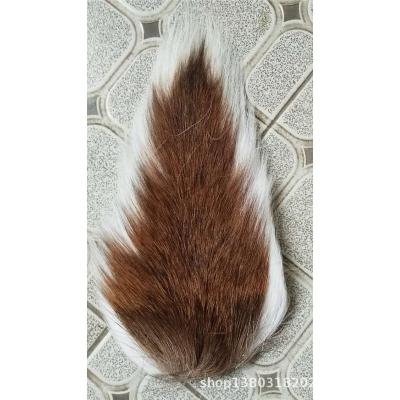 China Durable Multi Function Color Fly Tying Material Bucktail Deer Tail Fur Fly Bait for sale