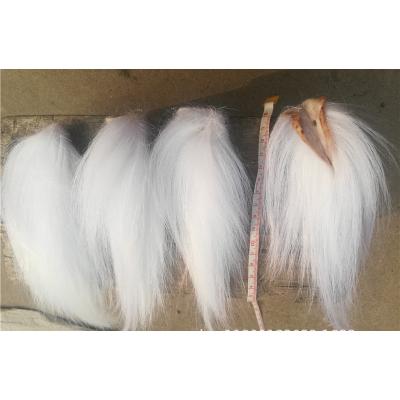 China Fur Tying American White Woolen Mountain Crochet Deer Tail Hair Lead Hook Hair Length Imitation Fly Tying Material for sale