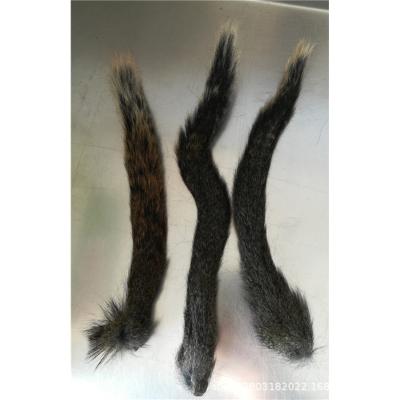 China Wholesale Custom Size Big Fur Squirrel Tail Fly Tying Material for sale