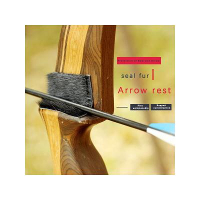 China Hunting Traditional Archery Arrow Rest Joint Fur Recurve Mongolian Bow Bow Protective Accessories Set Practice Training Equipments for sale