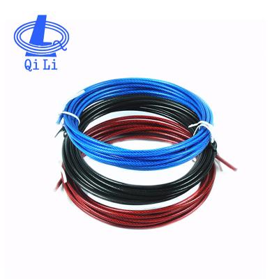 China Electrical Wiring / Winch MANUFACTURING Rope and PVC Zinc Coated Galvanized Steel Wire Rope Wire for sale