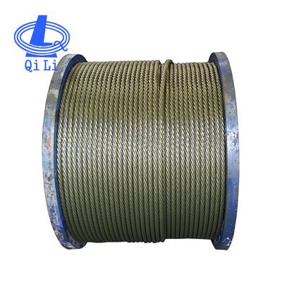 China MANUFACTURING Hot Selling 100% Pure Zinc Plating High Carbon Steel For Tower Crane Wire Rope Coaxial Cable for sale