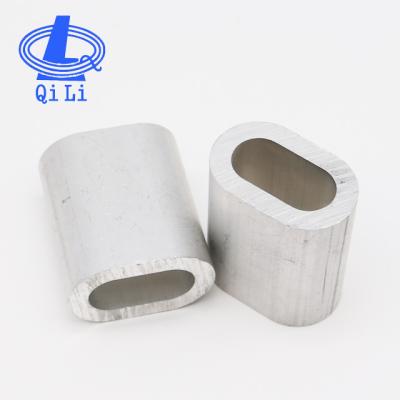 China Marine Hardware Fittings Rigging Hardware DIN3039 Aluminum Wire Rope Ferrule for sale