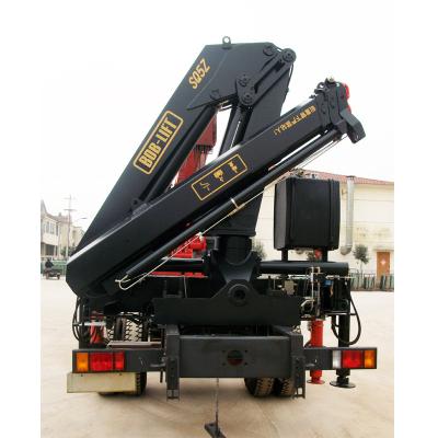 China TRUCK CRANE Hot Sale 3 5 Ton Articulated Telescopic Boom Mobile Knuckle Small Truck Mounted Cranes Piece For Sale for sale