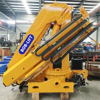 China TRUCK CRANE Hot Sale BOB-LIFT China 1/3.2/6.3 Ton Hydraulic Mobile Crane Mini Knuckle Boom Crane 8/10 Ton Pickup Truck Mounted Crane for sale