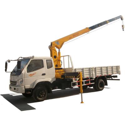 China TRUCK CRANE 5 Ton Telescopic Boom Truck Mounted Mobile Crane For Sale for sale