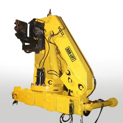 China TRUCK CRANE 12 Ton Hydraulic Man Basket Crane Remote Control Truck Mounted Knuckle Boom Lift Portable Crane For Sale SQ12ZA3 for sale