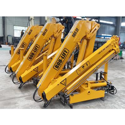 China TRUCK CRANE Hot Sale BOB-LIFT Crane Hydraulic Knuckle Boom Truck Crane 3.2 Ton Hydraulic Mounted Crane For Sale for sale