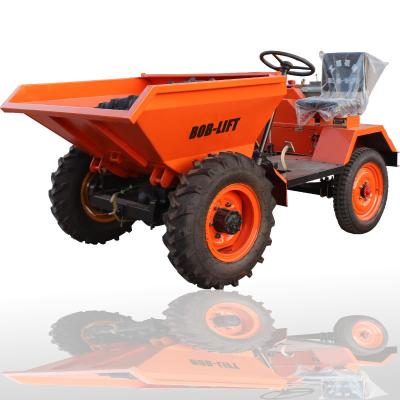 China BOB-LIFT 500Kg/1000Kg/1 Ton Diesel Mechanical Tipping Construction Material Tipper Truck Dumper Self Loading 4x4 Hydraulic Mini Small Dumper For Sale for sale