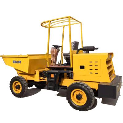 China Agriculture Hydraulic Electric Start 2 Ton Mini Dumper 4x4 Made In China With Single Cab for sale