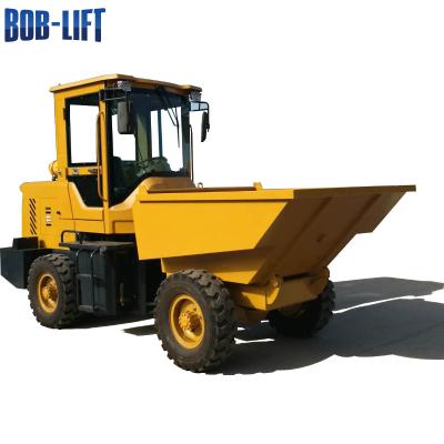 China Building Material Stores Hydraulic Mini Wheel 4ton Dumper 4x4 Price for sale