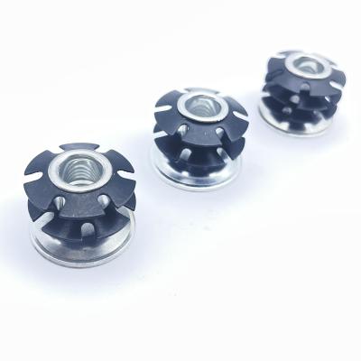 China Heavy Industry Double Spring Threaded Star Nut Tube Insert Connectors for sale