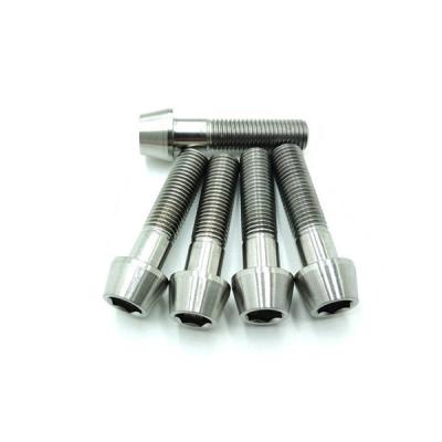 China DIN933 GR5 Titanium Or Customized Titanium Hex Bolt For Motorcycle And Car for sale