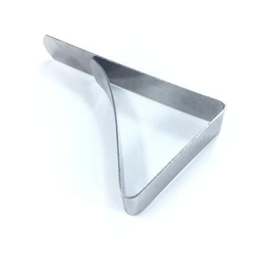 China SS304 triangle tablecloth clip adjustable according to table height for sale