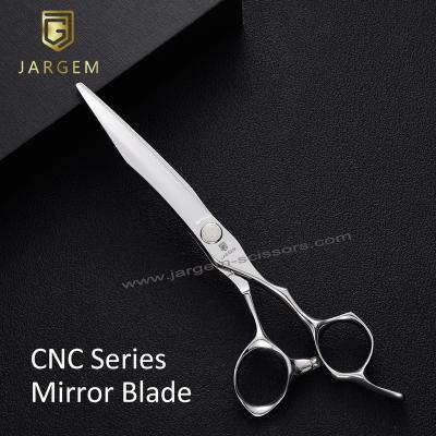 China Straight Scissors CNC Open 6.75 Inch Hair Cutting Barber Tools Hairdressing Scissors for sale